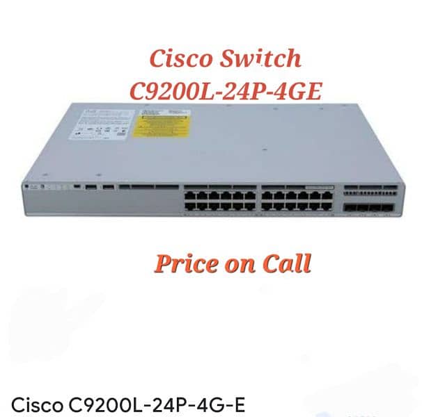 Cisco Switch C9200L-24P-4GE 0