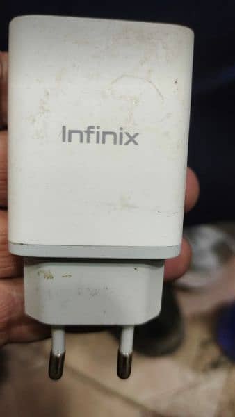 infinix note 7 ka geniune fast charger 3