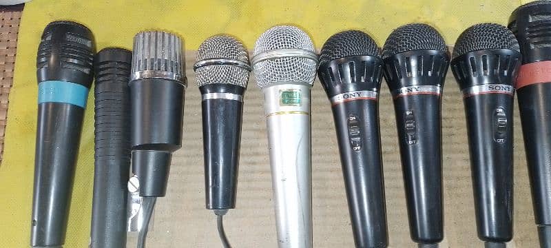 Original  mics different brands. 3
