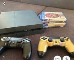 PS4 WITH 3 Controller & Free games 0