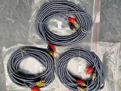 Car Audio OFC RCA Wire Twisted Pairs 5 Meter High Quality
