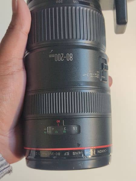 Canon 2.8L pro lens 80-200 12