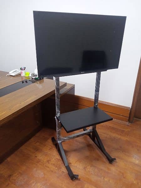 Floor stand LCD LED tv with wheel For office home institute online 6