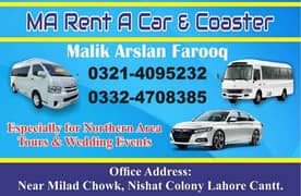 MA Rent a Cars-Coaster-Hi. Roof-Prado-Fortuner-Corolla-Apv-Audi- V8 0