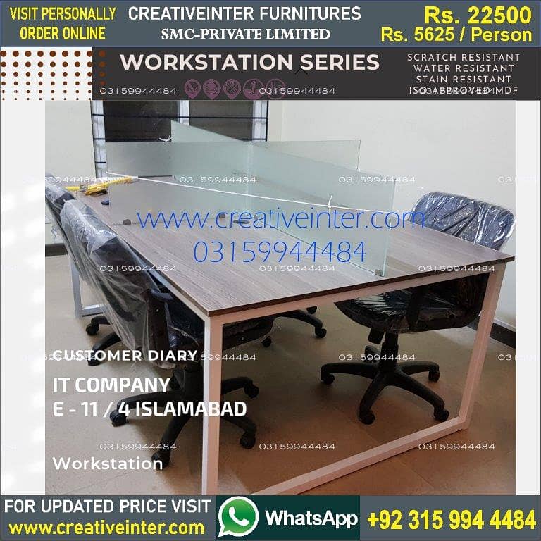 Office Workstation Meeting Conference Table Desk Chair 3