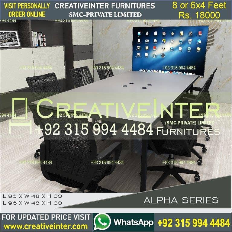 Office Workstation Meeting Conference Table Desk Chair 6