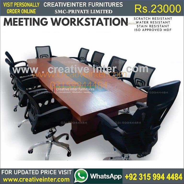 Office Workstation Meeting Conference Table Desk Chair 15