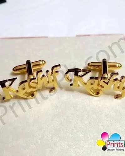 Name Cufflinks for men with free delivery