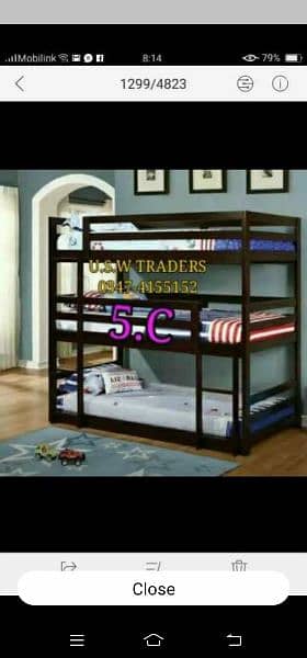 manufacturer M. STEEL PRODUCTS BUNK BEDS KIDS 8