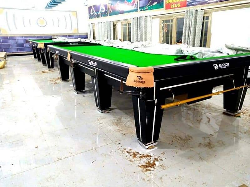 CUSTOMIZED SNOOKER TABLE / BILLIARDS TABLE/ RASSON TABLE/ SNOOKER POOL 3