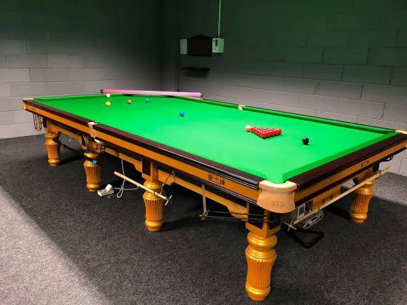 CUSTOMIZED SNOOKER TABLE / BILLIARDS TABLE/ RASSON TABLE/ SNOOKER POOL 1