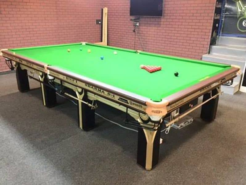 CUSTOMIZED SNOOKER TABLE / BILLIARDS TABLE/ RASSON TABLE/ SNOOKER POOL 9