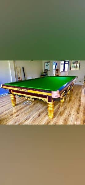 CUSTOMIZED SNOOKER TABLE / BILLIARDS TABLE/ RASSON TABLE/ SNOOKER POOL 11