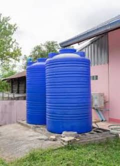 0318-1155106 Plastic blue tank 0