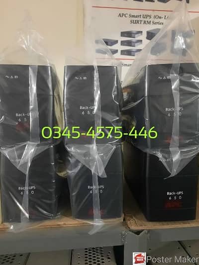 APC Smart UPS 650VA TO 10KVA PURE SINE WAVE
