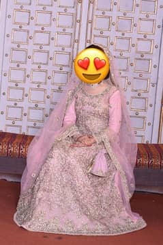 Pink Maxi Walima Dress