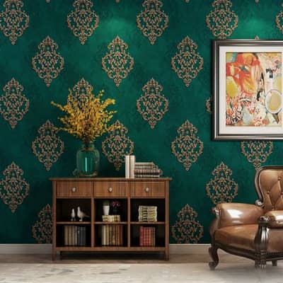 Wallpaper,pvc panel,wood&vinyl floor,kitchen,led rack,ceiling,blind