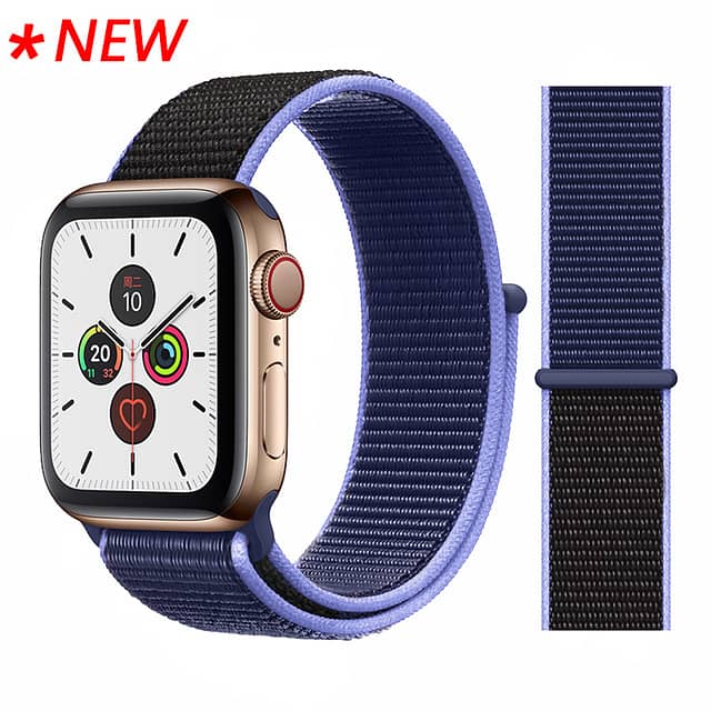 Nylon Sports Loop Strap Band for Apple Watch 42mm & 44 mm 2