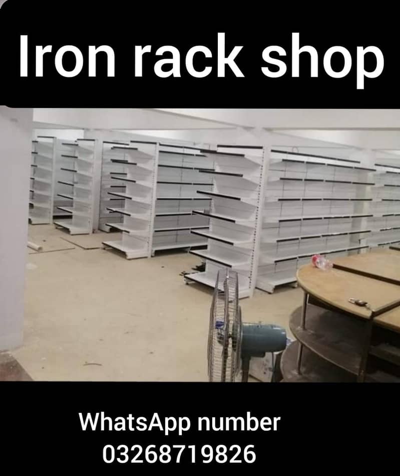 Wall Rack / Store Rack/ Gondola rack / Cash Counter / shopping trolley 5