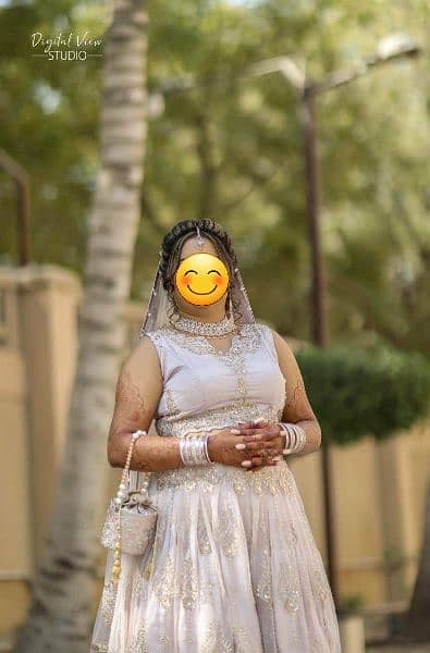 bridal dress with purse and sandal 1