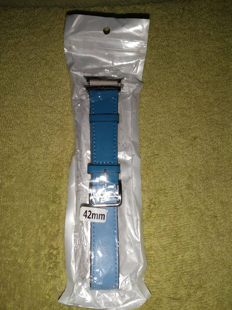 Double Tour leather Strap/Loop For Apple Watch Series 1 to 7 42mm 44mm 3