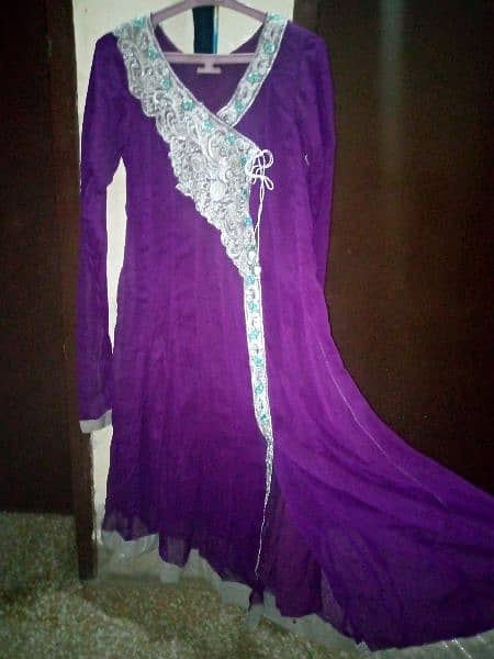 angrakha frock side open hy only 1 time used 1