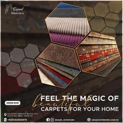 Carpets wall to wall luxury carpets by Grand interiors