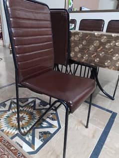 6 dining chairs table for sale