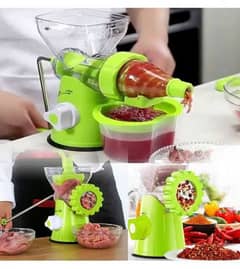 Kitchen Star Multifunction Manual Juicer, Chopping Machine &