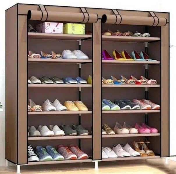 DIY-Multicolor 3 Door Portable Wardrobe Cupboard 03020062817 6