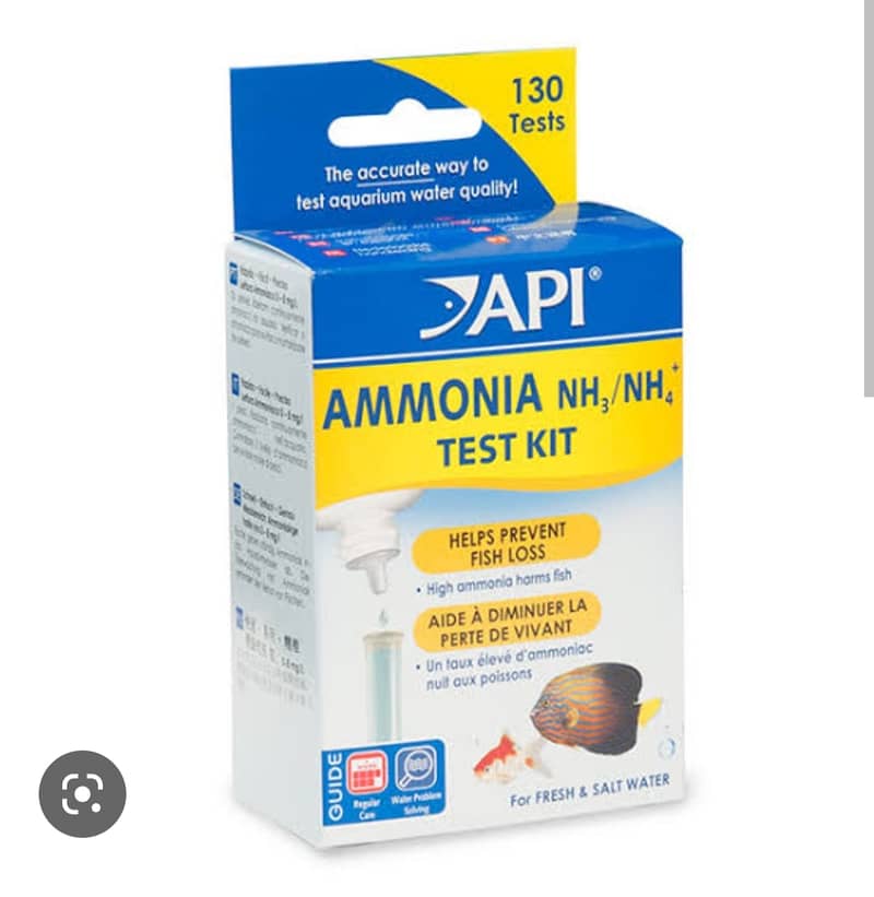 API Kit Fresh Water kit Ammonia NH3/NH4 Salt Water Fish Aquarium Test 2