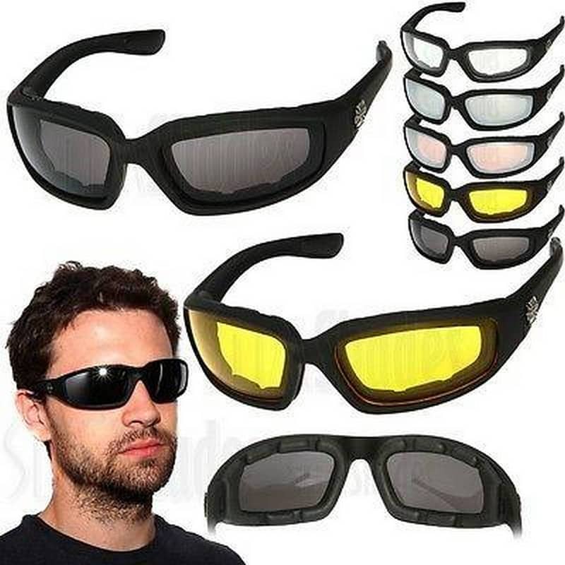 Motorcycle Glasses Outdoor Sports Driving Bike Riding Glasses Padded 2