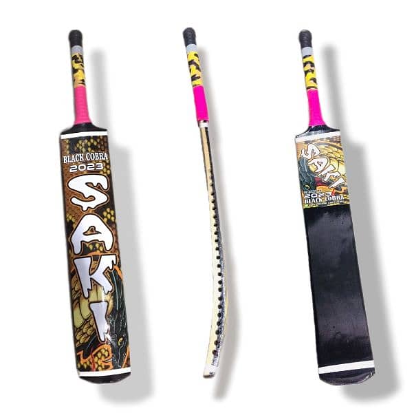 SAKI Coconut & Rawlakot Tape Ball Bat Made in Sialkot Sports