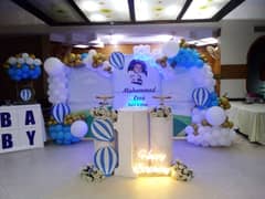 Balloon Decoration &dj services and Cartoon character 03134380497