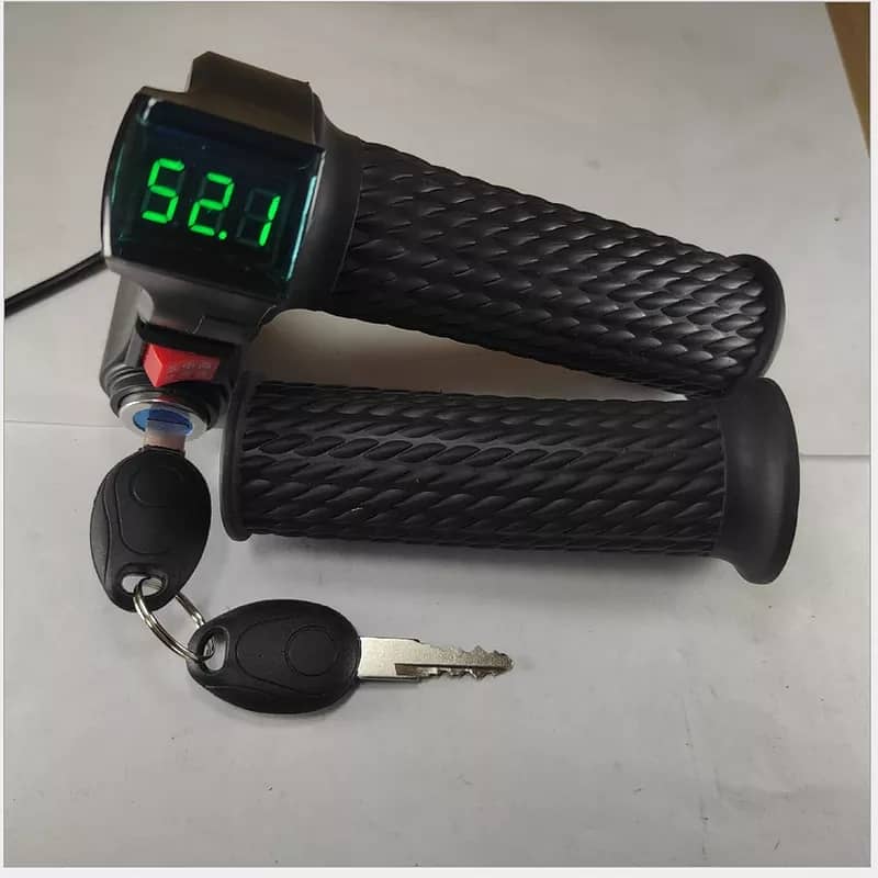 Electric Bike Rickshaw Throttle Accelerator Lock Battery Indicator 0