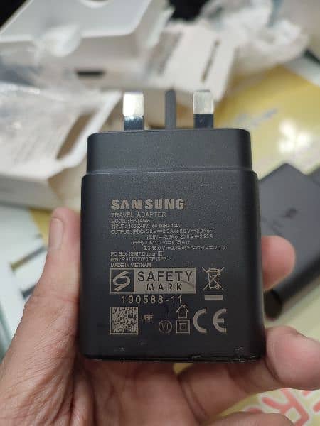 Samsung 45watt 100% Original Super Fast Adapter Charger 3