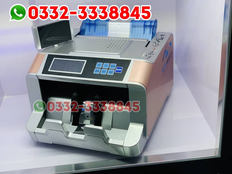 newwave cash 100% fake currency multi note mix value counting machine 7
