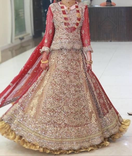 bridal branded lehnga wedding dress for sale 0
