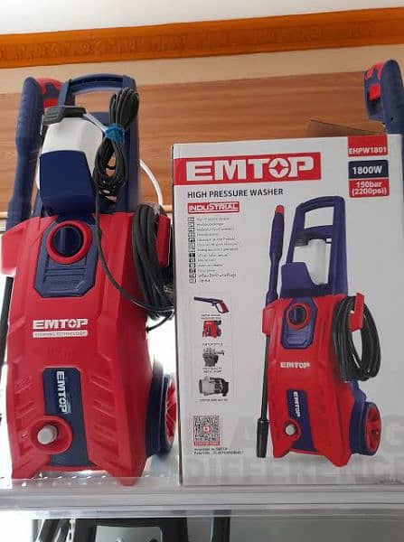 EMTOP industrial High Pressure Car Washer Machine - 150 Bar - 2200 Psi 1