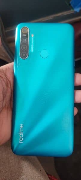 realme 5i in 4gb ram and 64 gb memory with charger in  lush c