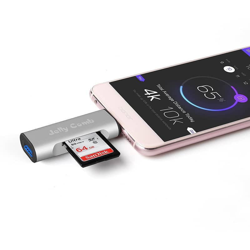 USB-C Card Reader,Jelly Comb SD Micro SD Card(JELLY COMB) 4