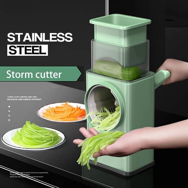 Multifunction Vegetable Cutter Slicer Hand Rotary Vegetable Roller 0