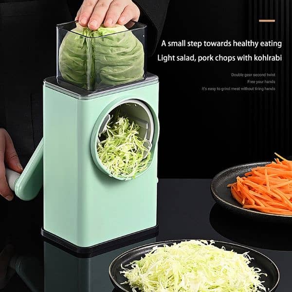 Multifunction Vegetable Cutter Slicer Hand Rotary Vegetable Roller 1