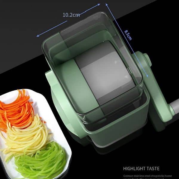 Multifunction Vegetable Cutter Slicer Hand Rotary Vegetable Roller 6