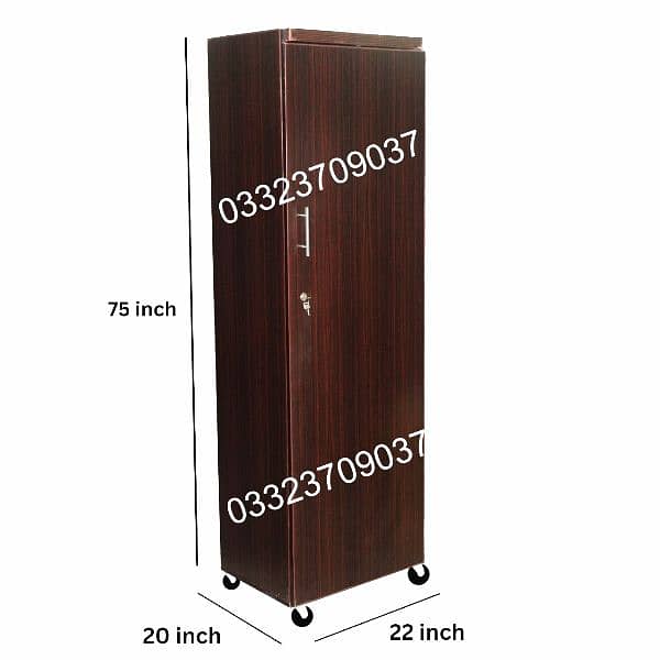 D2.3 6x2 Feet 20 inch Six Shelf Cupboard , Wardrobe almari cabinet 0