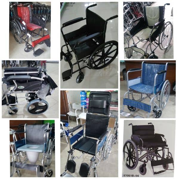 Patient Transfer lifter wheel chair with commode system 7