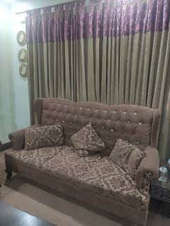 5 seater sofa with tables