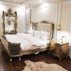 bed set/ bed side tables and dressing