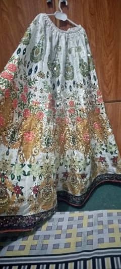 fency mehndi lehnga used a day for sale 0
