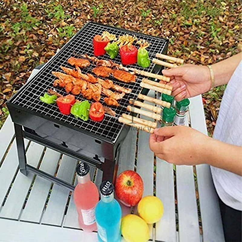 New Portable & Foldable BBQ Grill Space Saver GRILL Heavy Duty Outdoor 1